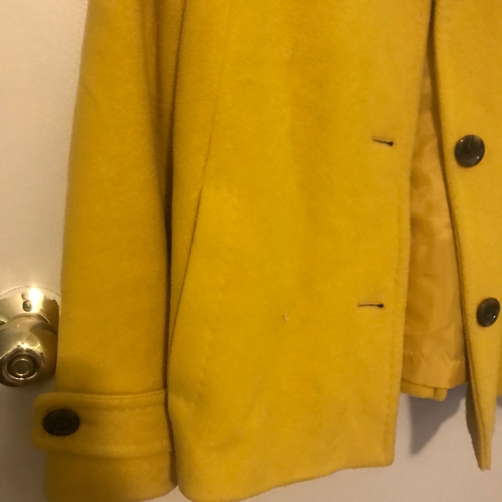 Yellow peacoat